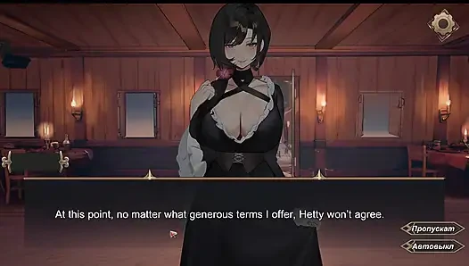 Finaly new girl in the tavern! She is hot and willing loosing a bet again!