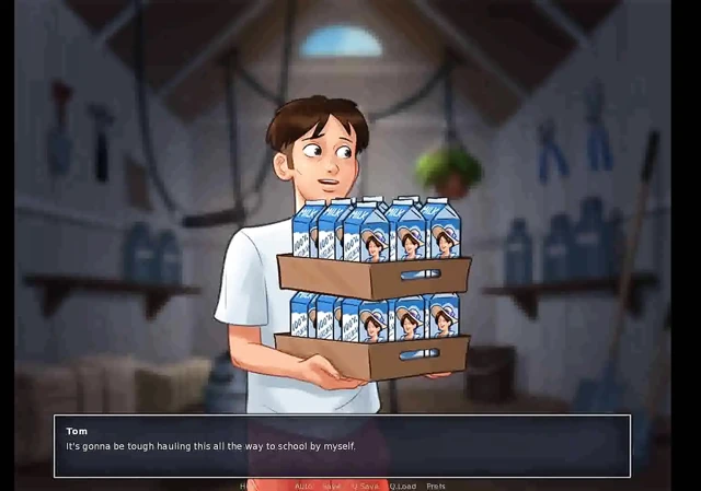Summertime saga: breast milk delivery ep 115, 116