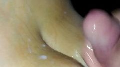 blowjow cum on face and tits very hot