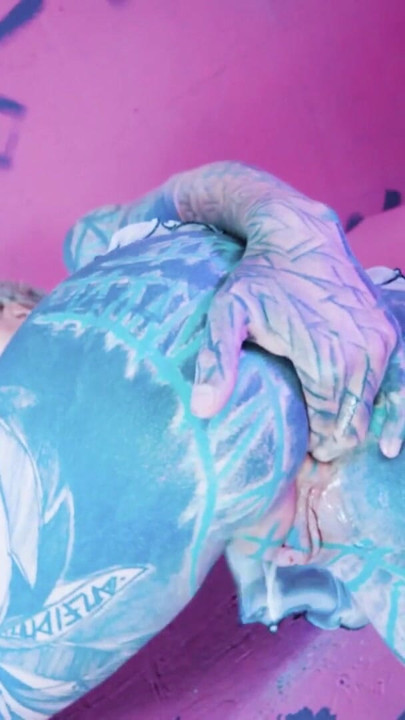 Dreadhead Tattooed Girl Gets Anal Fucked After Dildo Play | Clip 1