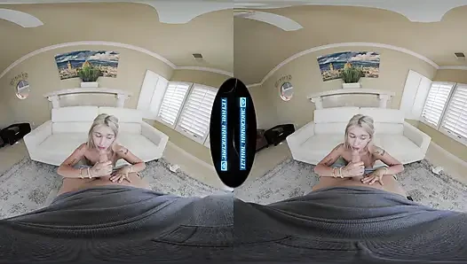 LETHAL HARDCORE VR - Cute, Newly Single Spinner EMMA ROSE Rebounds On Your Cock