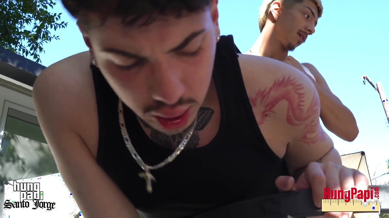 Latin Thug Takes a Huge Uncut Cock Hung Papi Santo Jorge Eddy Blanco
