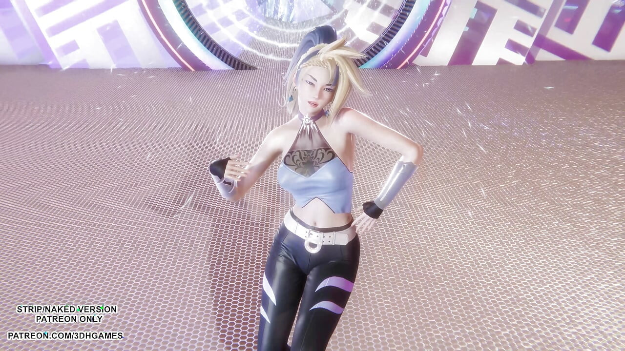 MMD Aespa - Drama - Akali Sexy Kpop Dance League of Legends Hentai usensurert 4K 60FPS