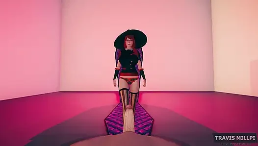 My Stepsister Had Witch Power and Send Me to Another Dimension to Fuck Me POV