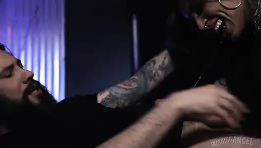 Burning Angel - Naughty Inked Beauty Janey Doe Want This Cock to Cum on Her Tattoo
