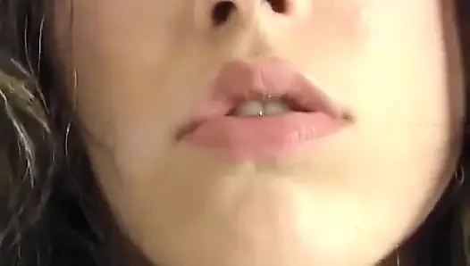 Solo teen touches herself until her friends join