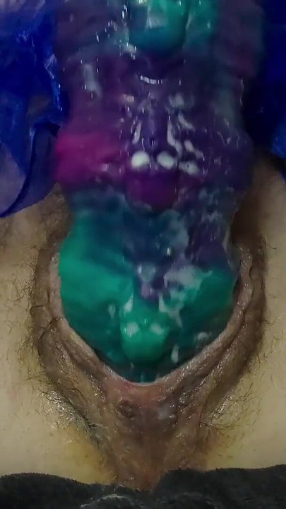 PAWG Ιππασία Hude δονητή & χέρια οργασμό | Κλιπ 1