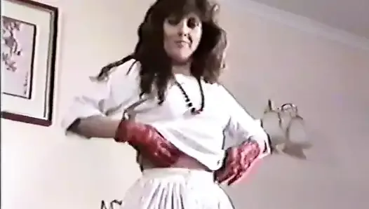 ALL THE WAY - vintage 80s stockings dance tease