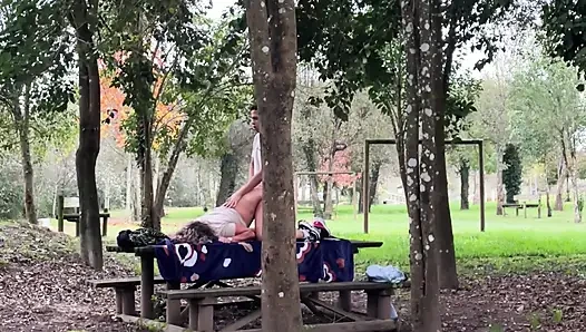 Stepmother Gets Caught Having Sex Outdoors