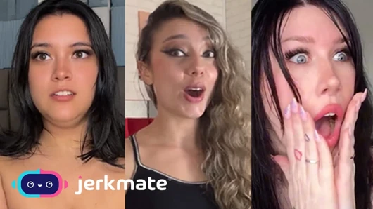 Jerkmate - Models reagieren auf ihre schwänze und bewerten sie
