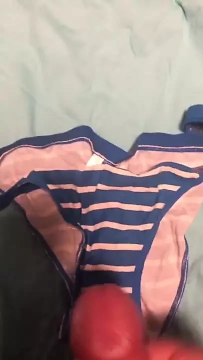 Cum on VS String Bikini Panties
