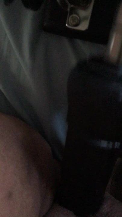 Stupid slut fucked by machine