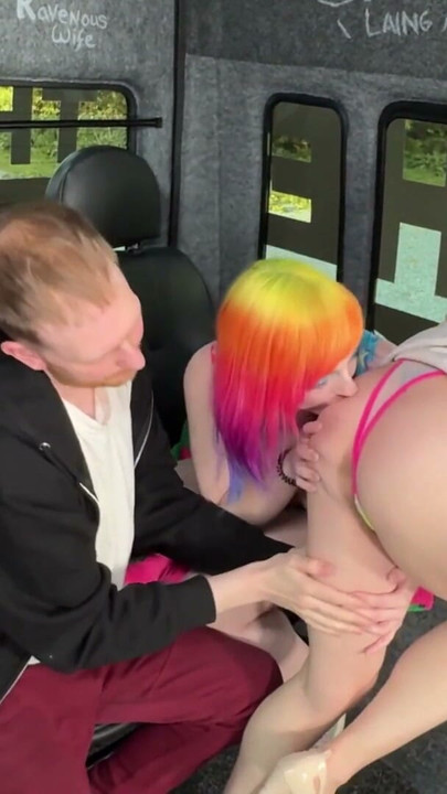 LILY KINK & BIMFCOUPLE KITTY CUCK MR IN LESBIAN FUCK ON SMASH BUS | Clip 1