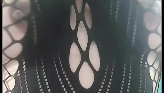 See how I play with me, caressing me for you