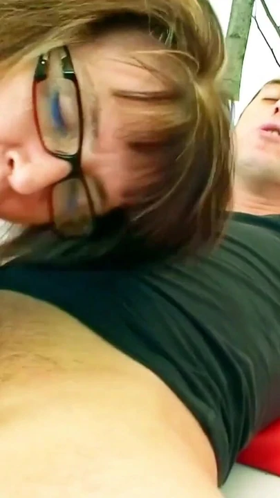Thrilling moment from "Horny Mature with Glasses Has Rough Fuck With Young ugly Neigbour"