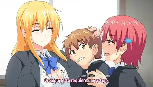 Ein high-sch00l-student mit seinen beiden mitschülern auf einem öffentlichen outingIkkyuu Nyuukon 02 Sub espaol