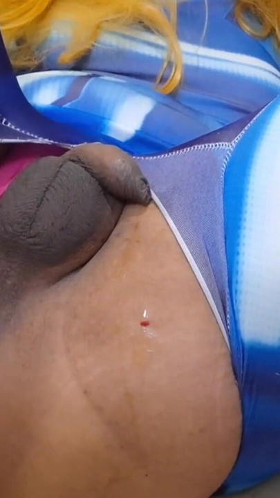 Sexy Tgirl Moans Loudly After Anal Fucking in Torn Halloween Costume | Clip 1