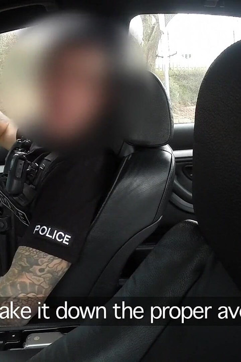 Fake Cop - Busty Blonde Fucked in Junk Yard