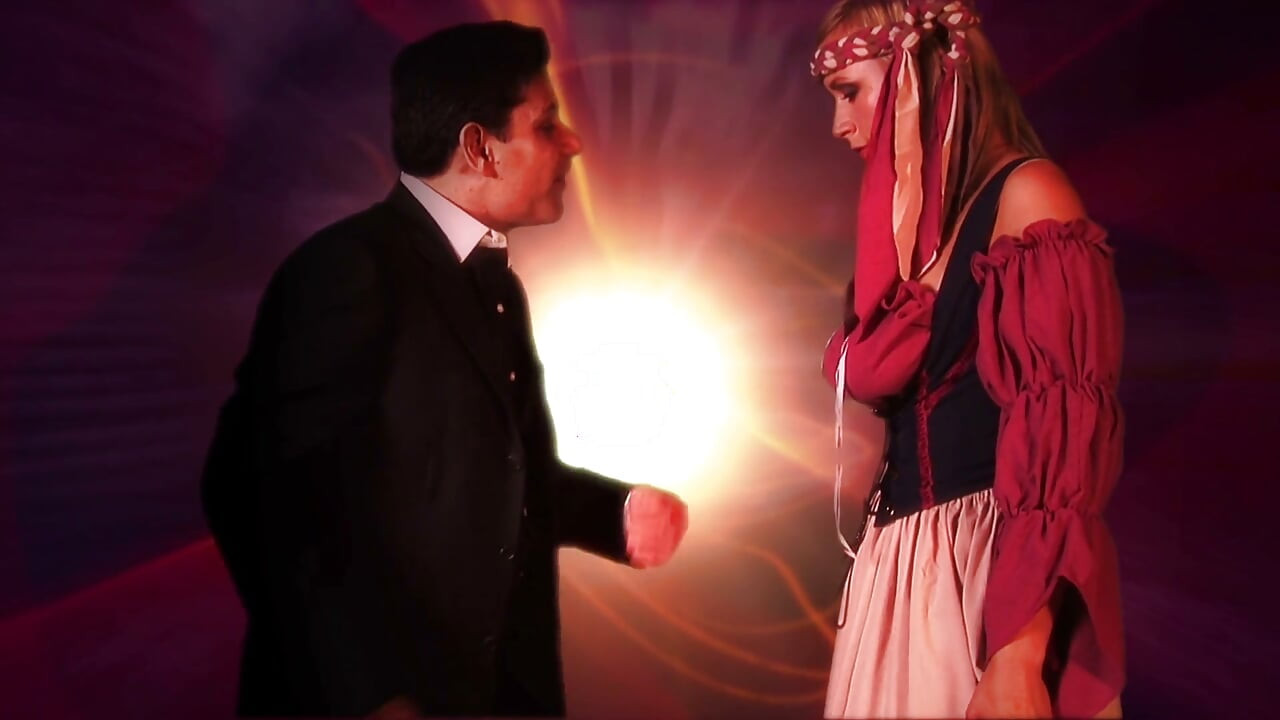 Macbeth becomes the king of Scottland and seduces naughty princess on a throne