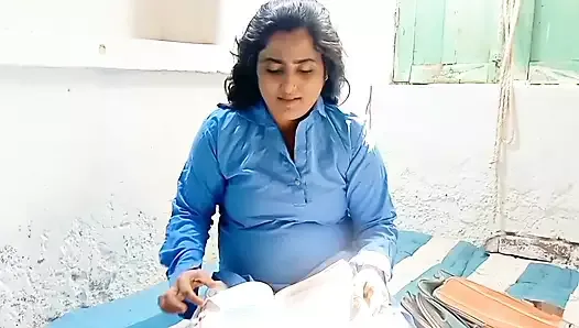 Desi School Girl Caught And Fucked While She is Making Naughty Drawing pussy and anal sex