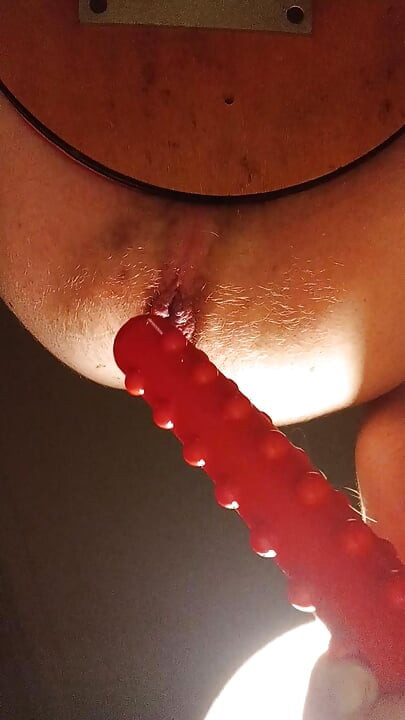 A little ass all dilated, wet as a swamp, drools and asks for her big toy