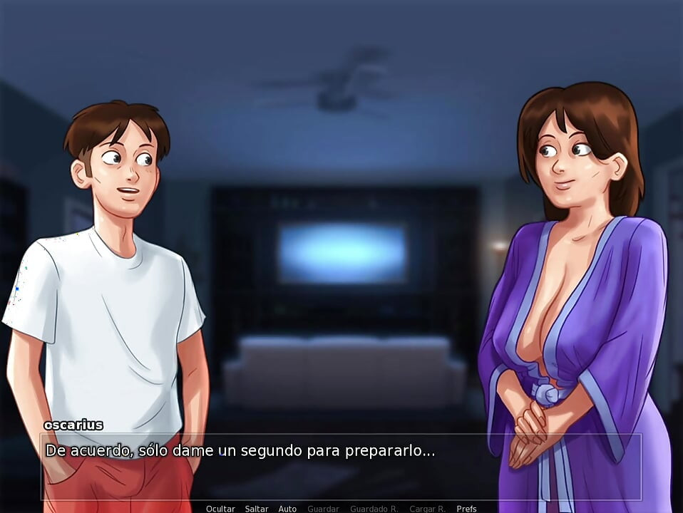 Madrasta acaba se apaixonando pelo enteado e acaba fodendo ele em todos os lugares - saga de verão