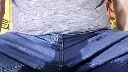 wetting jeans