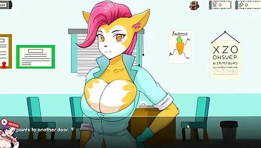 Kunoichi eğitimi. Dr. Pussycat'in kliniğinde arkadaşıma yardım ediyorum