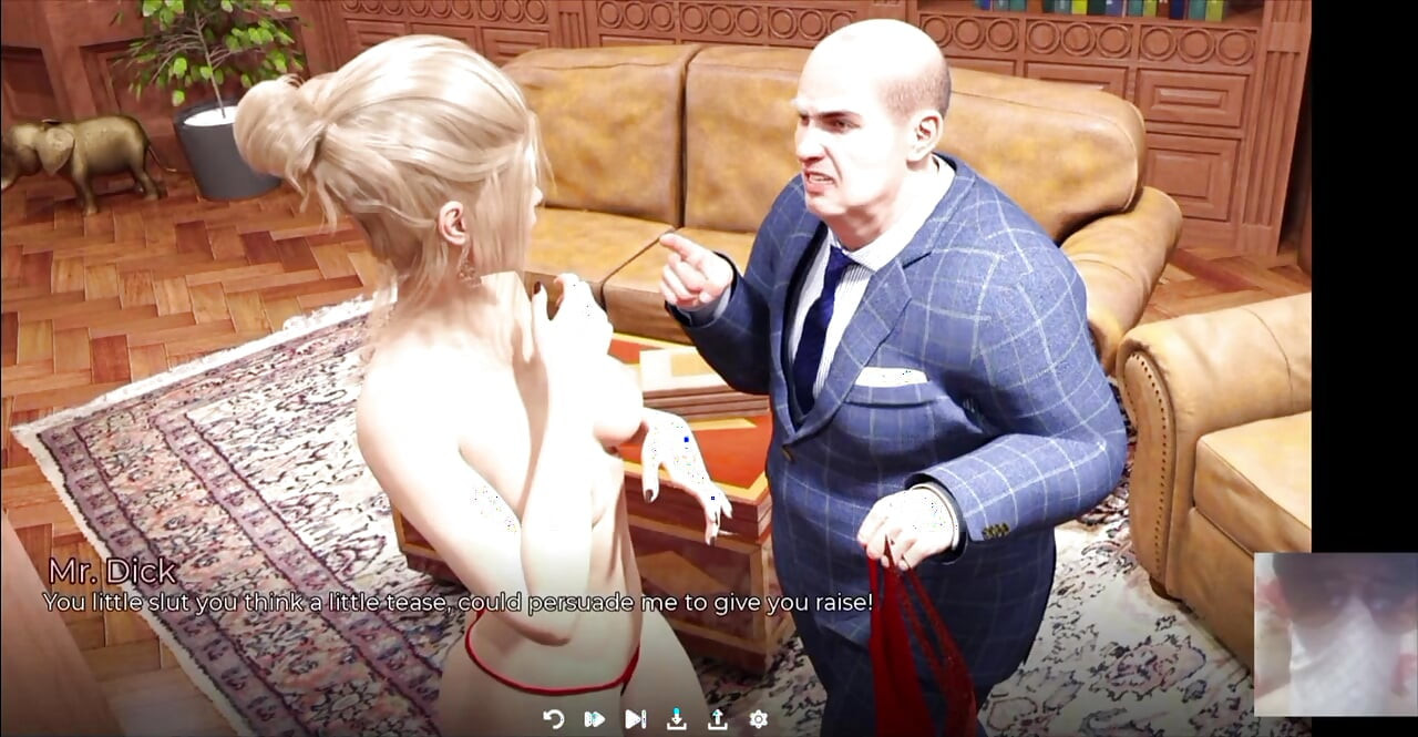 MILF Step-mom Is Fucked by Her Boss for Promotion While Stepson Watches!!