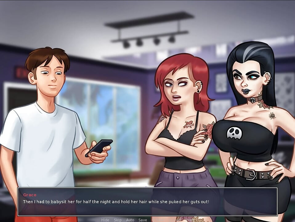 SUMMERTIME SAGA Part 319 - Projek tatu oleh Misskitty2k
