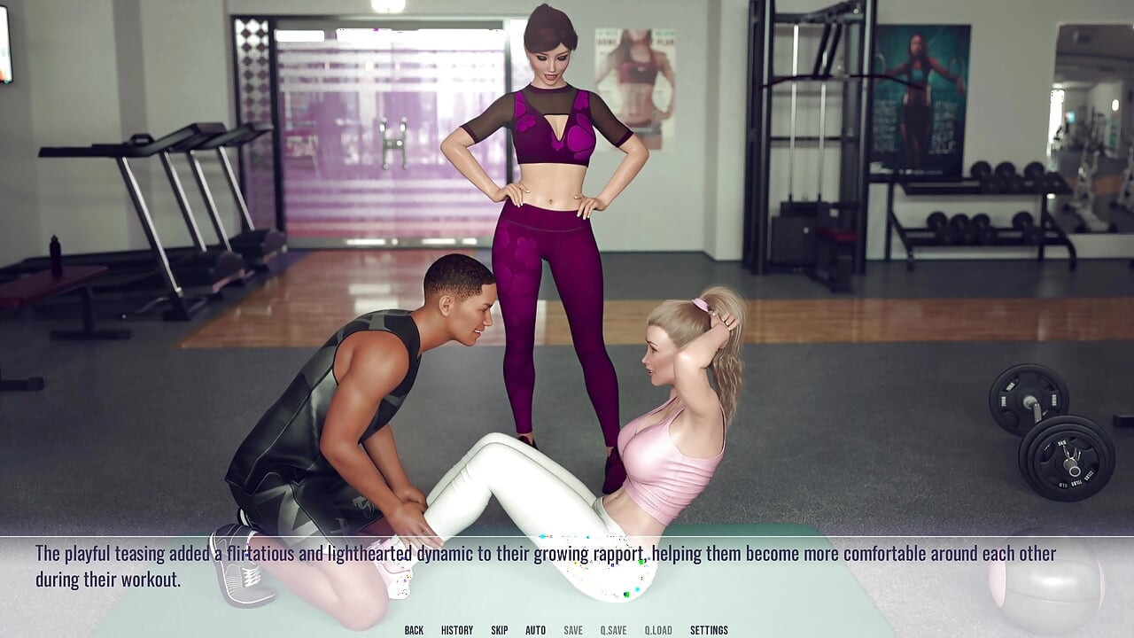 비키의 체육관에서 흑인 대물 갈망