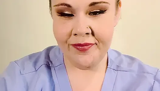 Naughty Nurse Checks your Naughty Prostate