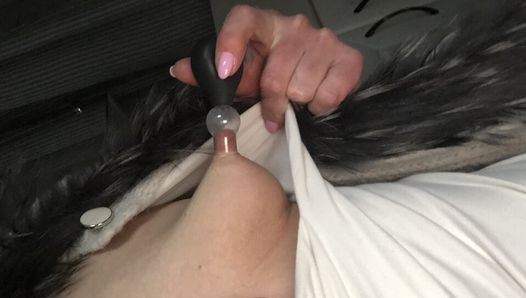 Big nipples pumped up! Sexy slut small tits!