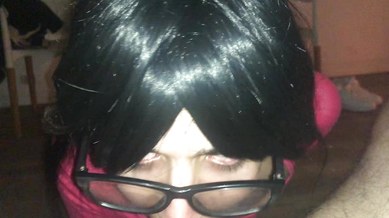 Amateur Crossdresser fucking and sucking big cock