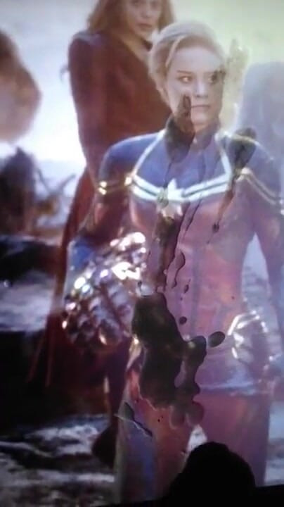 Iconic moment from "Brie Larson 'Captain Marvel' Cum Tribute (2)"