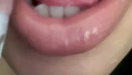 Nude Lipgloss Lip Fetish, Lip Worship, Femdom