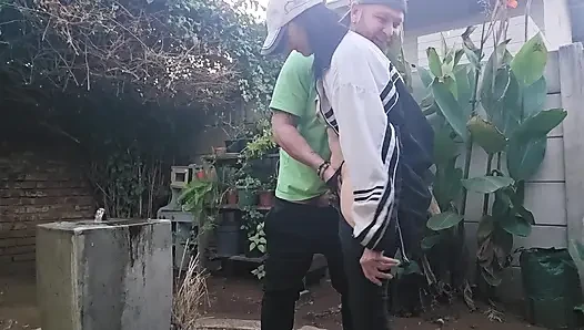 Fuck my wife on the fountain so the neighbours can watch