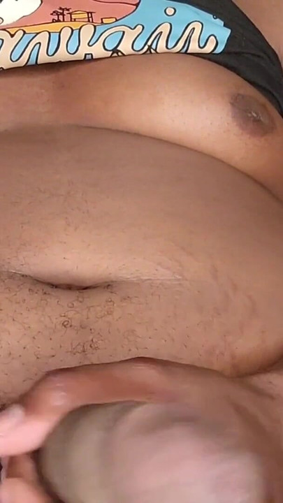 Emotional moment from "Chubby BBC Daddy Plays With His Meat After A Smoke Sesh..."