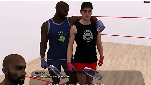 Haley Story #5 - Johannes tried to play with Haley's pussy