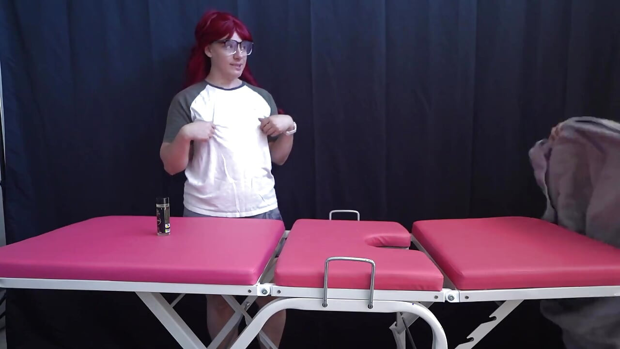 Stepsister Trains Massaging and Stepbrother and Gives Him Creampie Happy Ending