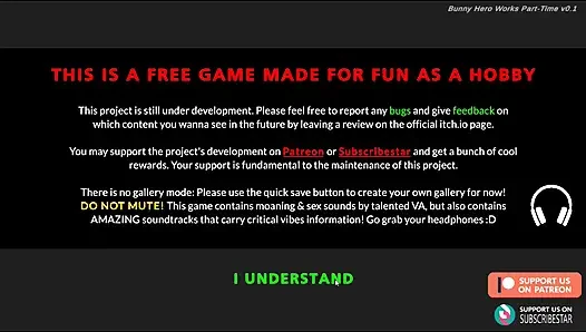 Game Hentai -Bokep Hentai Bunny Hero Mengerjakan Animasi Gameplay Seks Paruh Waktu