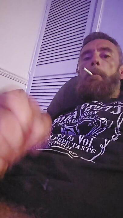 Wanking and slipping a finger in my ass