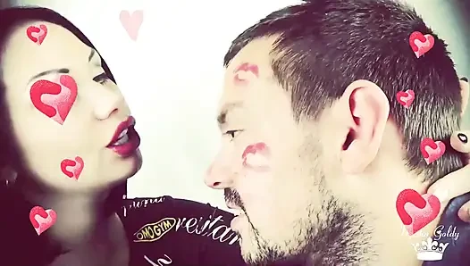 Valentines face and body kissing compilation!