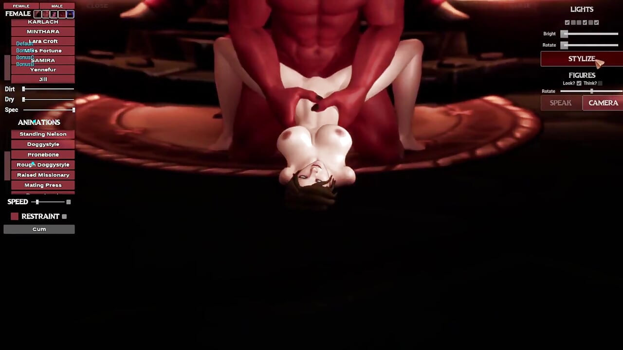 Orcslayers - Lara Croft [ Tomb Raider ] Nude Game Play [część 02] Adult Porn Game Play