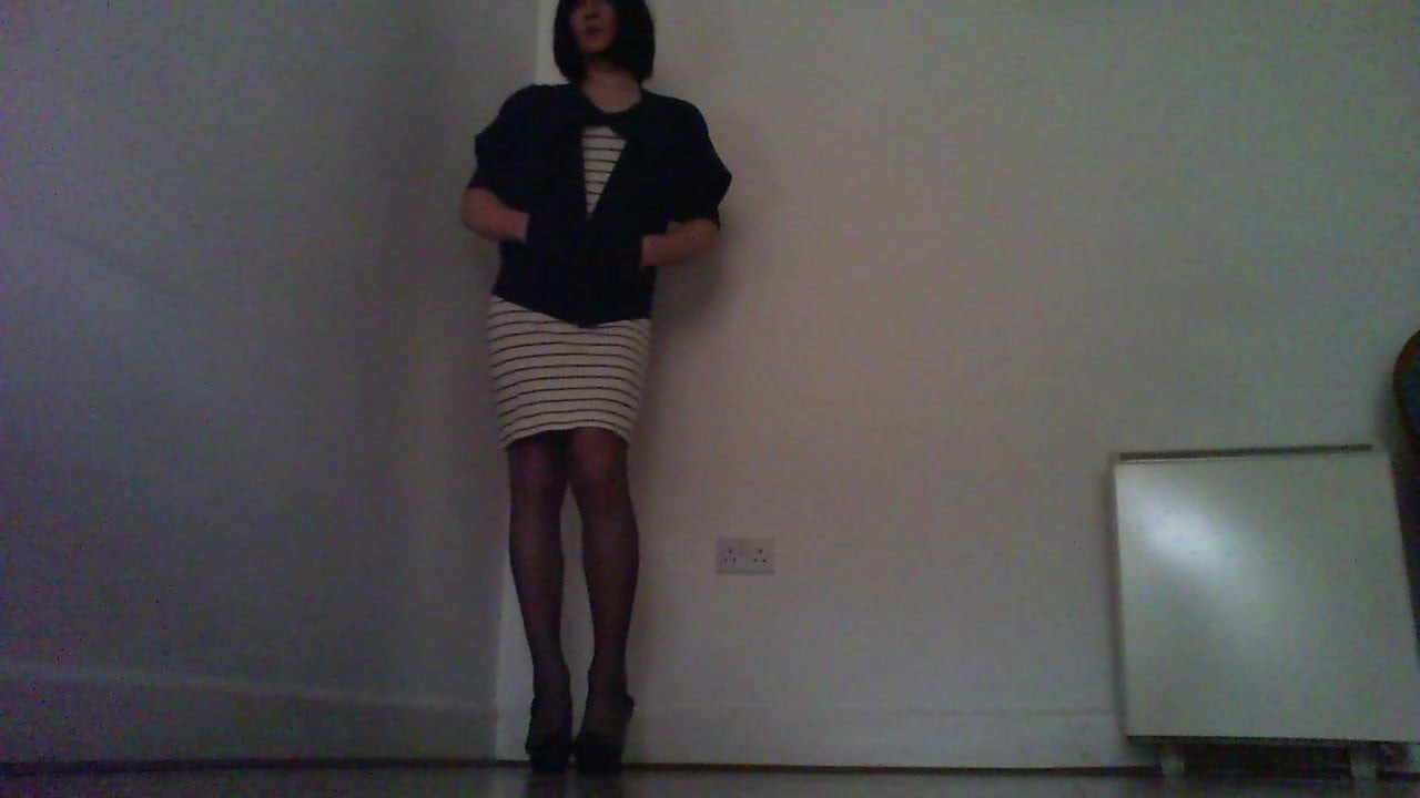 Crossdresser in dress