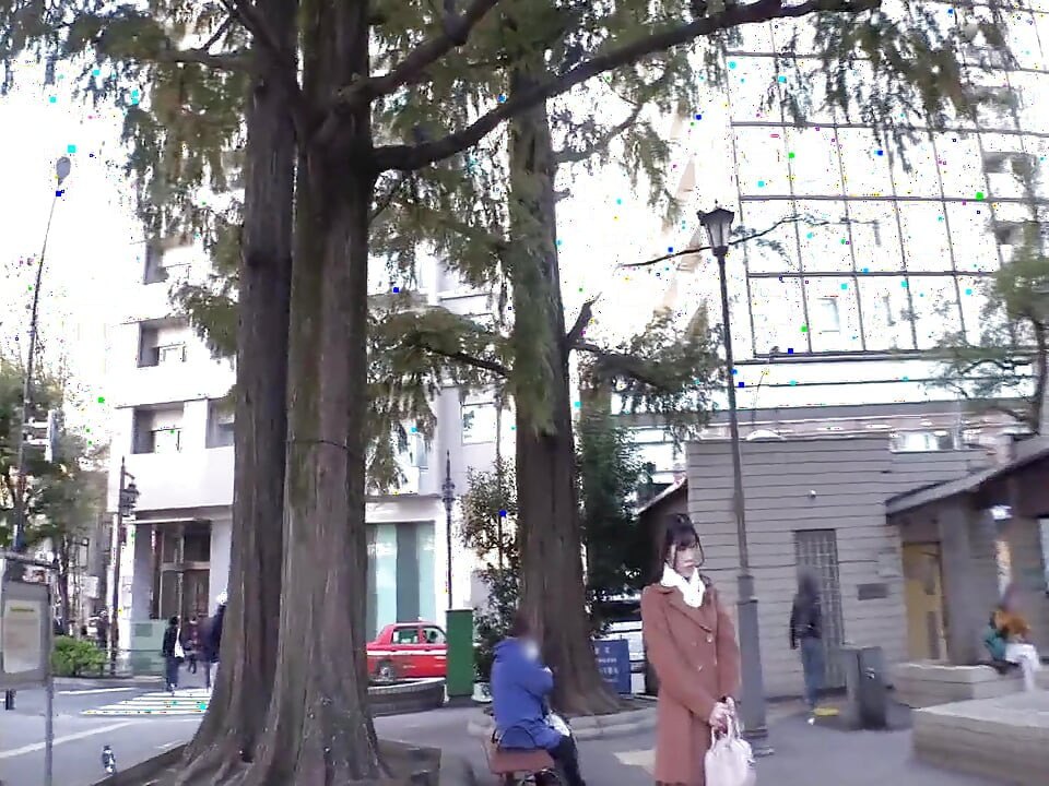 Public Plaza Kiss Addict Begs for More Keeps Kissing on the Move Then Oral and Mouth Finish