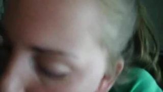 Girlfriend loves sucking cock and eating cum