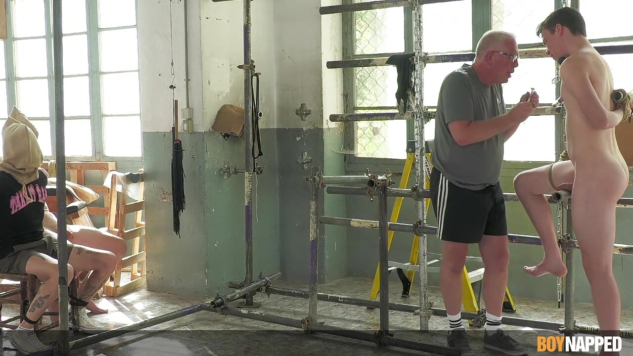 Boynapped - Master Doms And Three Twinks Part 2 Nipple Torment And Cock Strokes