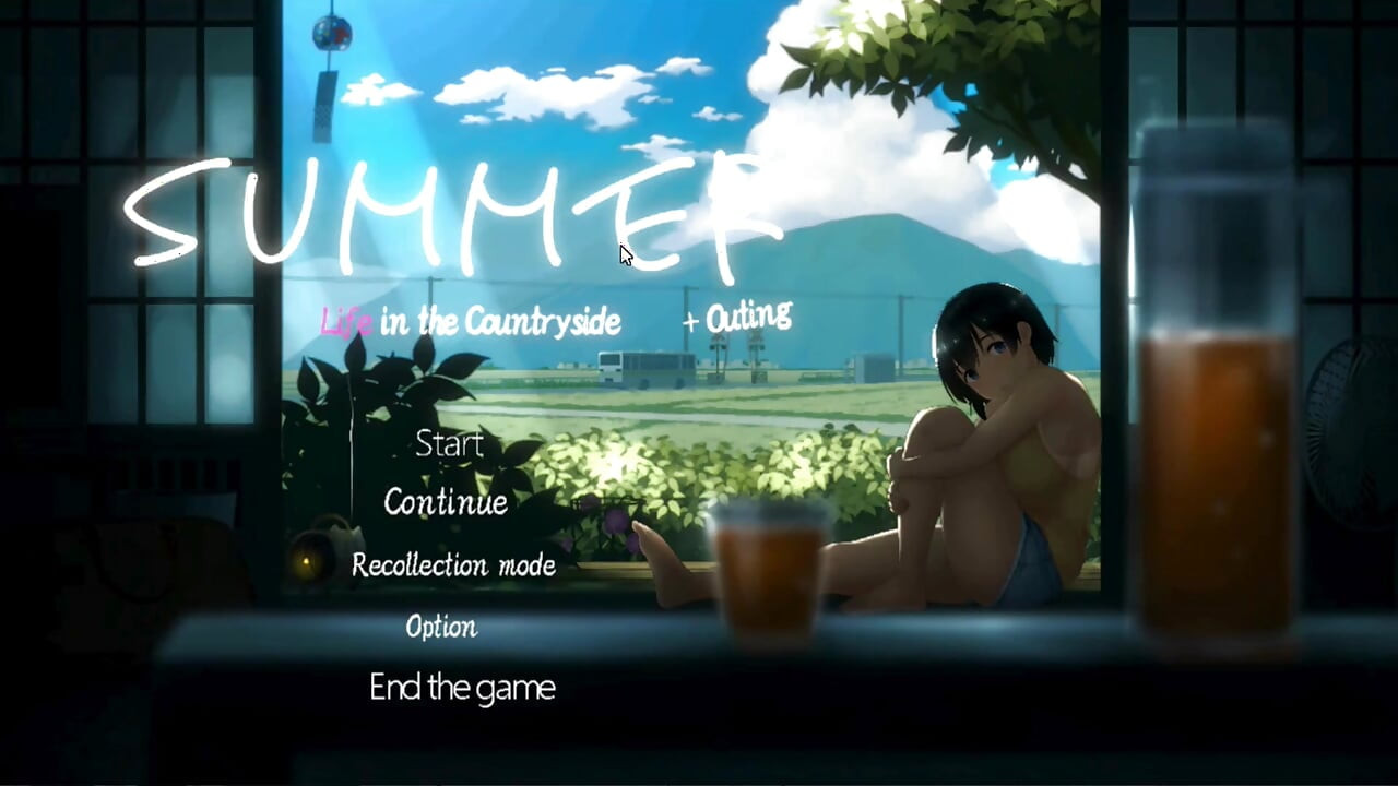 Hentai Game - Busty Countryside Beauty in a Passion-Filled Summer Scene