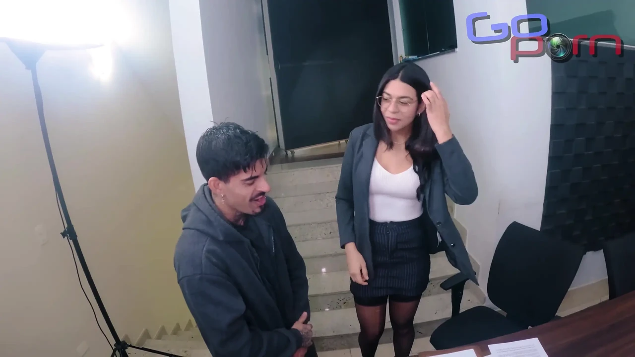 The Hr Girl Hired the Guy on the Spot Because He Had a Big Dick